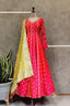 Mesmerising Pink anarkali suit