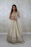 Off White Lehenga with Embroidery