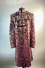 Plum Velvet Sherwani With Golden Embroidery
