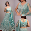 Radiate royalty in teal Adorned with silver threadwork and pearl tassels, this lehenga is a timeless blend of tradition and grace.