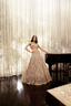 Elegant sequins and mirror work lehenga