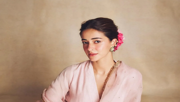Ananya Panday Steals Hearts in a Baby Pink Anarkali with a Dreamy Moonlit Dupatta