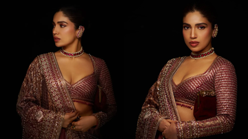 Bhumi Pednekar Shines in a Masterfully Embroidered Tarun Tahiliani Sari