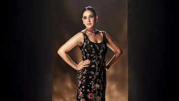 Genelia Deshmukh's Rahul Mishra Couture Gown Is a Masterclass in Dense Floral Handwork