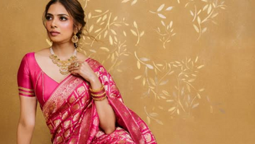 Heritage Weaves Take Center Stage: Malavika Mohanan's Banarasi Sari and the Art of Kadwa