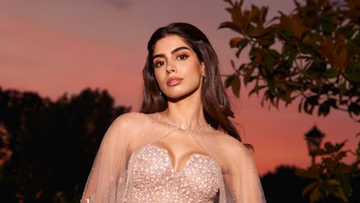 Khushi Kapoor Ditches the Dupatta for a Crystal-Encrusted Cape with Her Tarun Tahiliani Lehenga