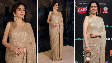 Nita Ambani’s Showstopping Sari Has a Sentimental Secret: It Came From Her Daughter’s Closet