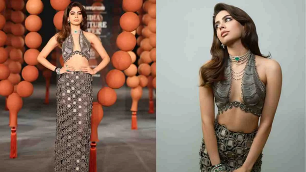 Khushi Kapoor’s Rimzim Dadu Showstopper Look Drew Inspiration from Tribal Artistry