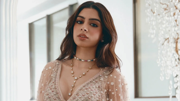 Reimagining Regal Elegance: Khushi Kapoor’s Threadwork Sharara is a Modern Heirloom
