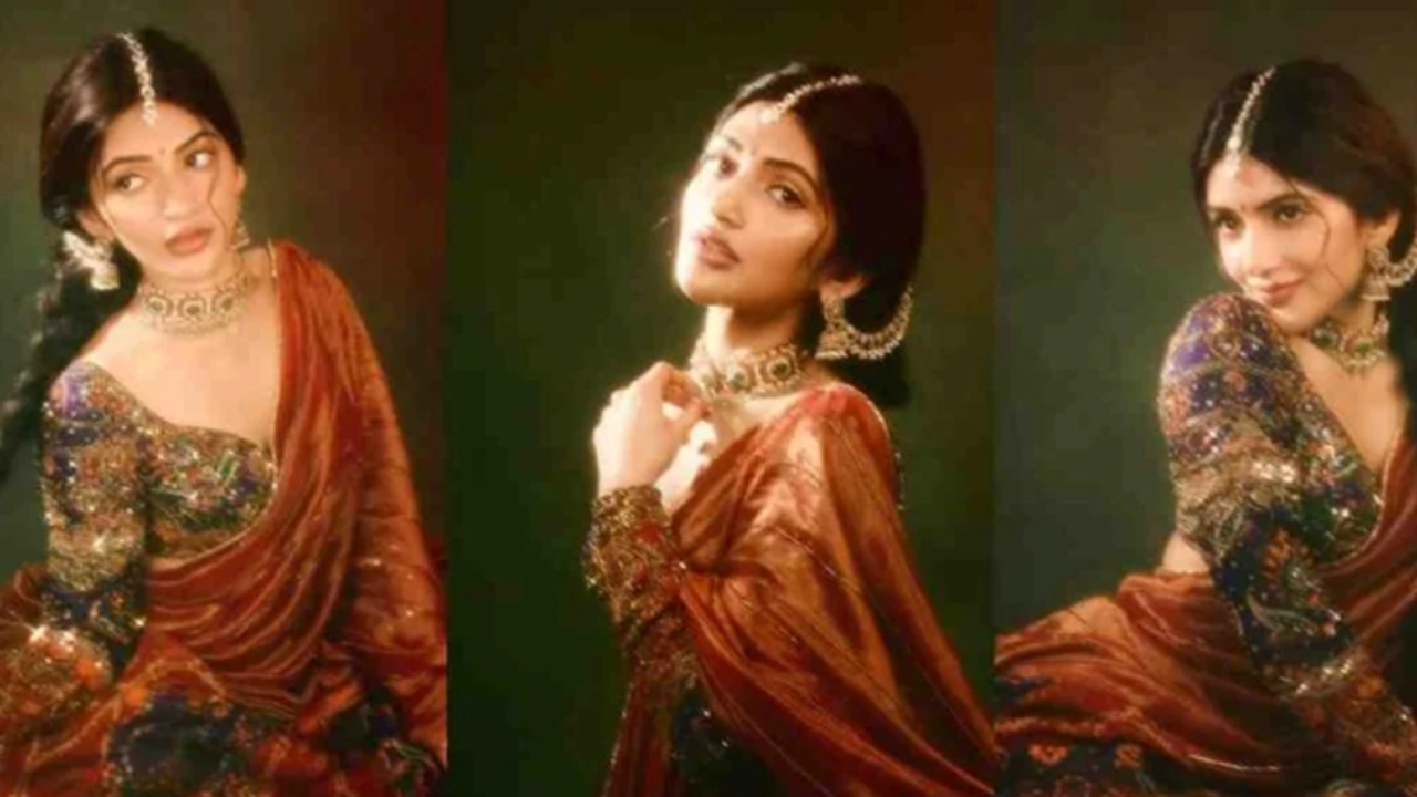 Sree Leela's Rainbow Lehenga is a Festive Masterpiece