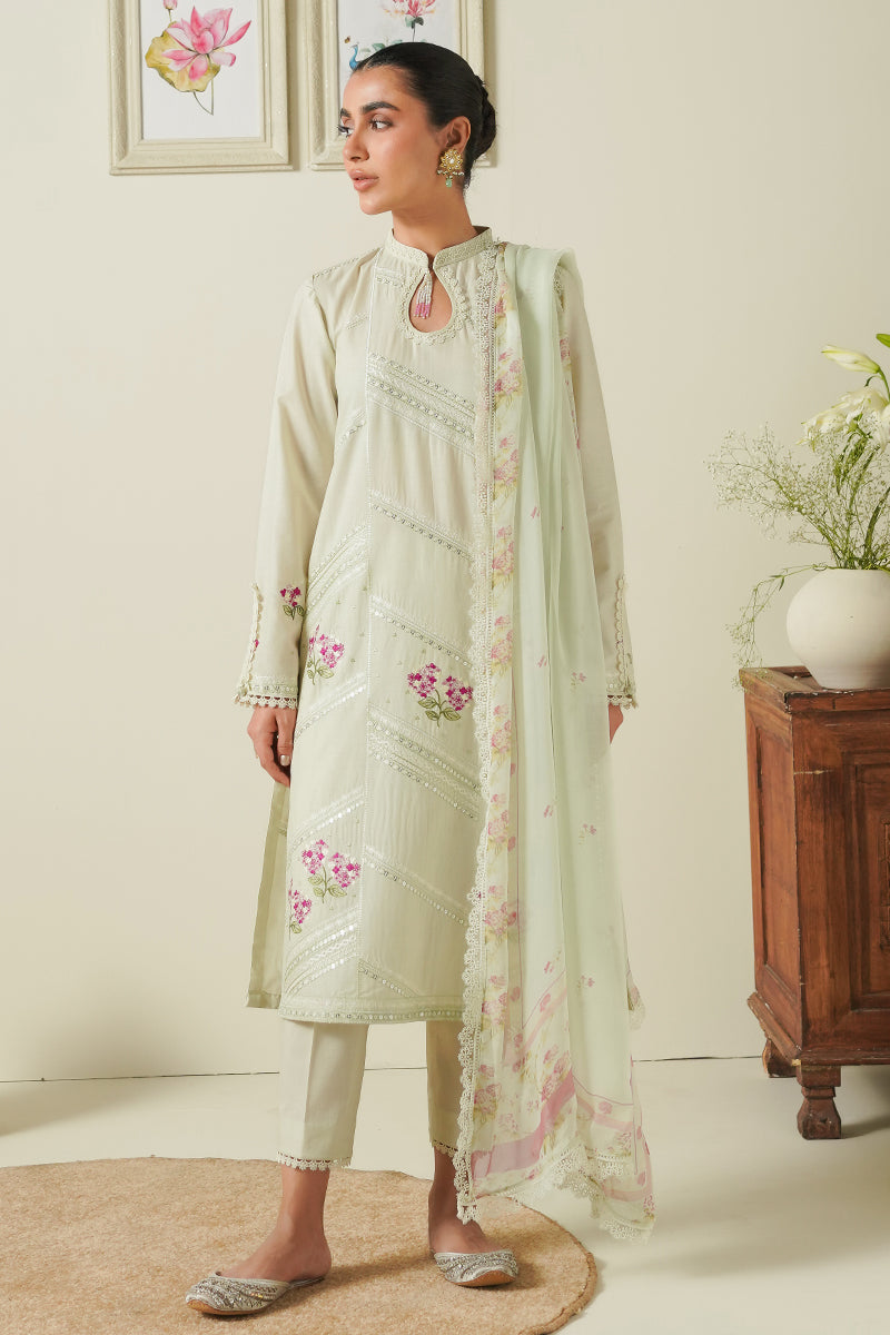 Cross Stitch | Mahiri Embroidered Lawn 24 | PASTEL BLOOM