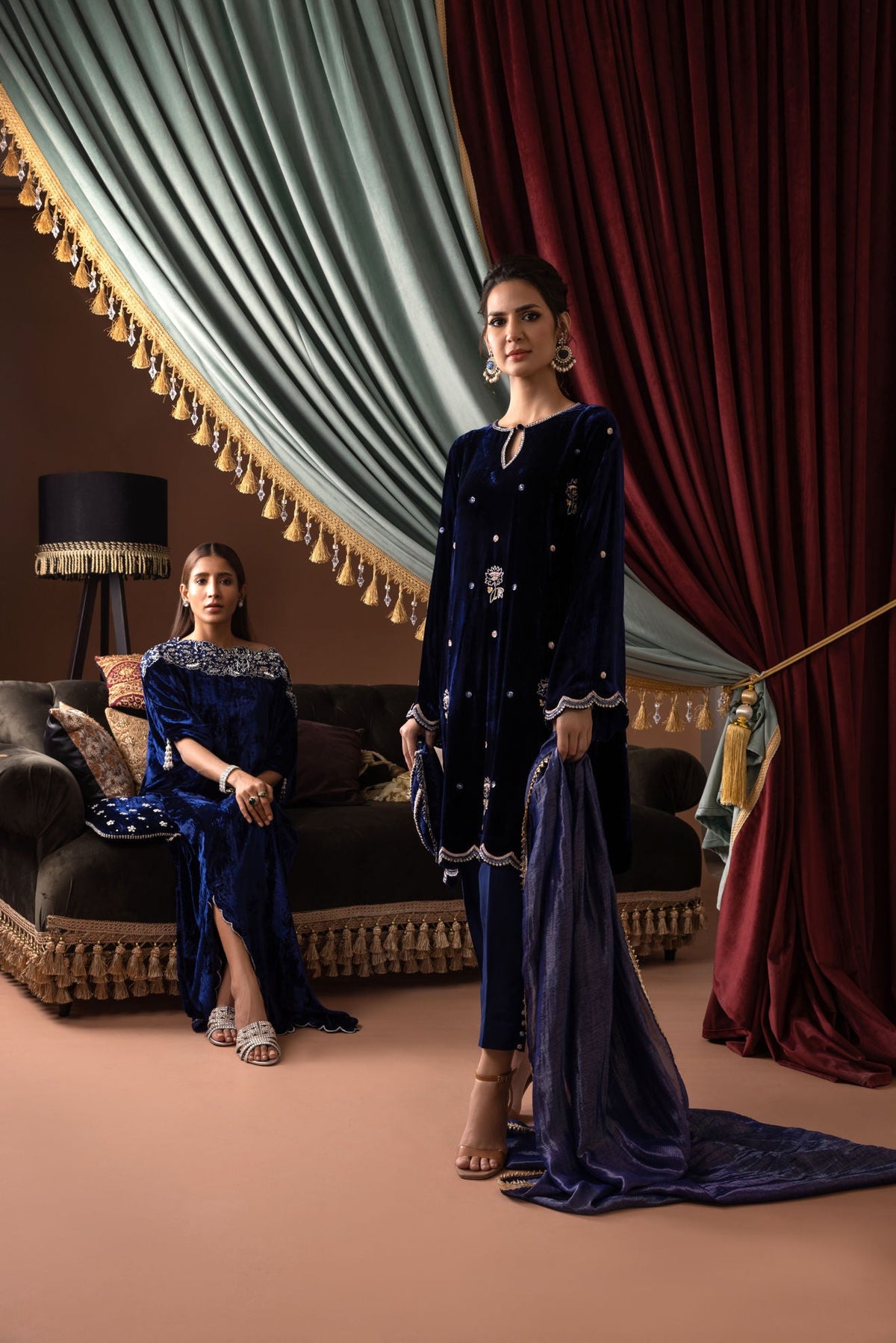 Ansab Jahangir | Bow Velvet Edit | AMALINE