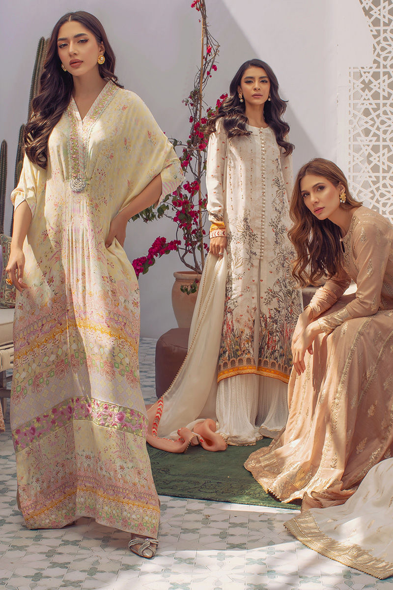 Ansab Jahangir | Luxury Silk Pret | BOTANICAL BLISS