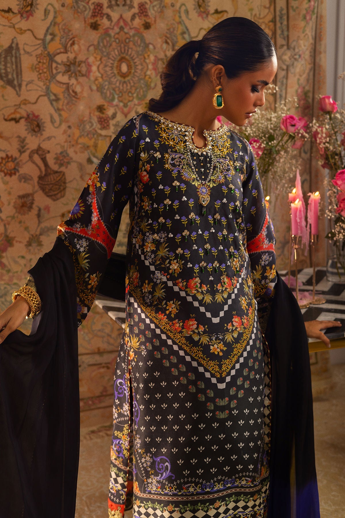 Annus Abrar | Lime Luxe Silk | Anya