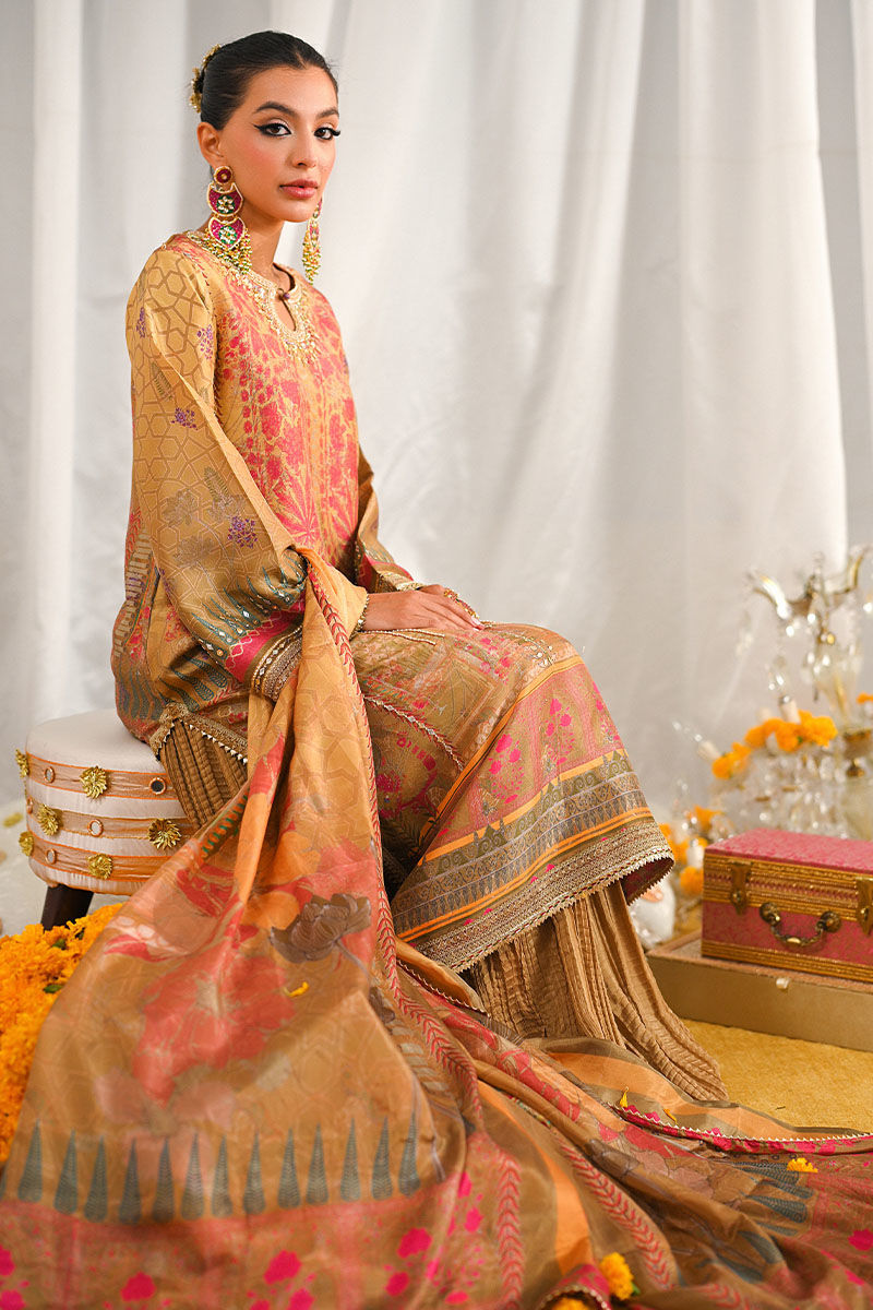 Ansab Jahangir | Digital Silk | Asmara Shirt and Dupatta