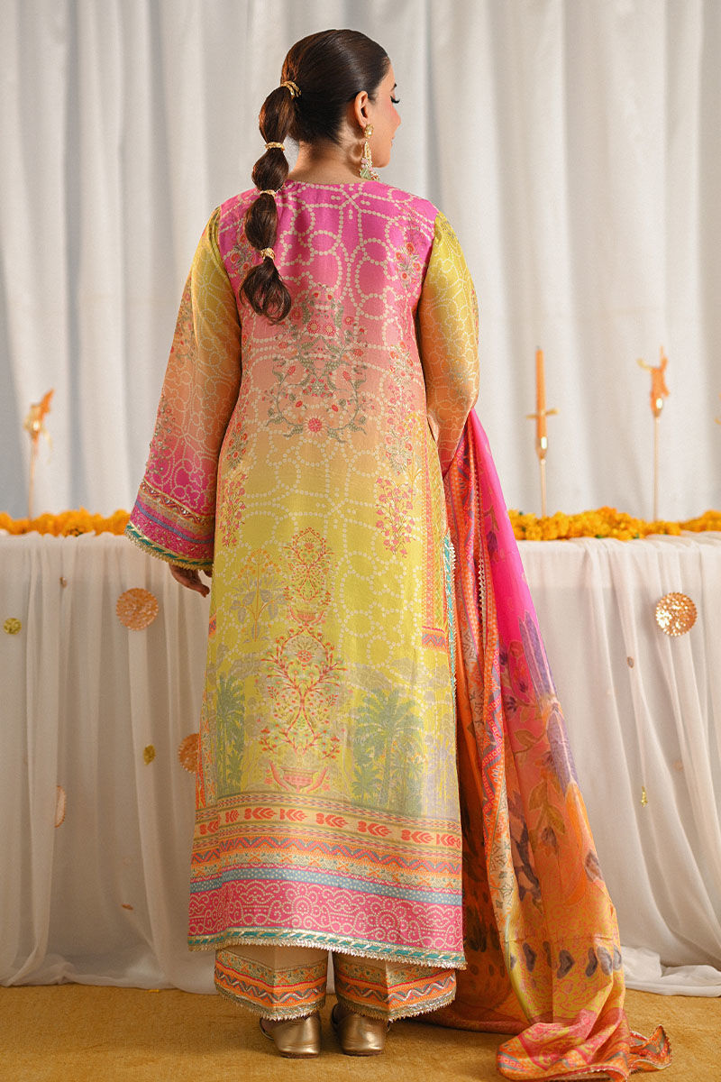Ansab Jahangir | Digital Silk | Miraal Shirt and Dupatta
