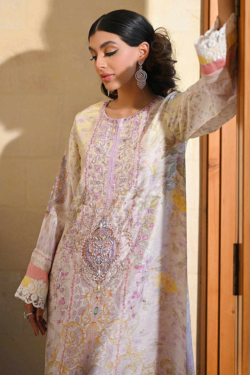 Ansab Jahangir | Secrets and Silk Eid Edit Silks 25 | Ciel Kaftan