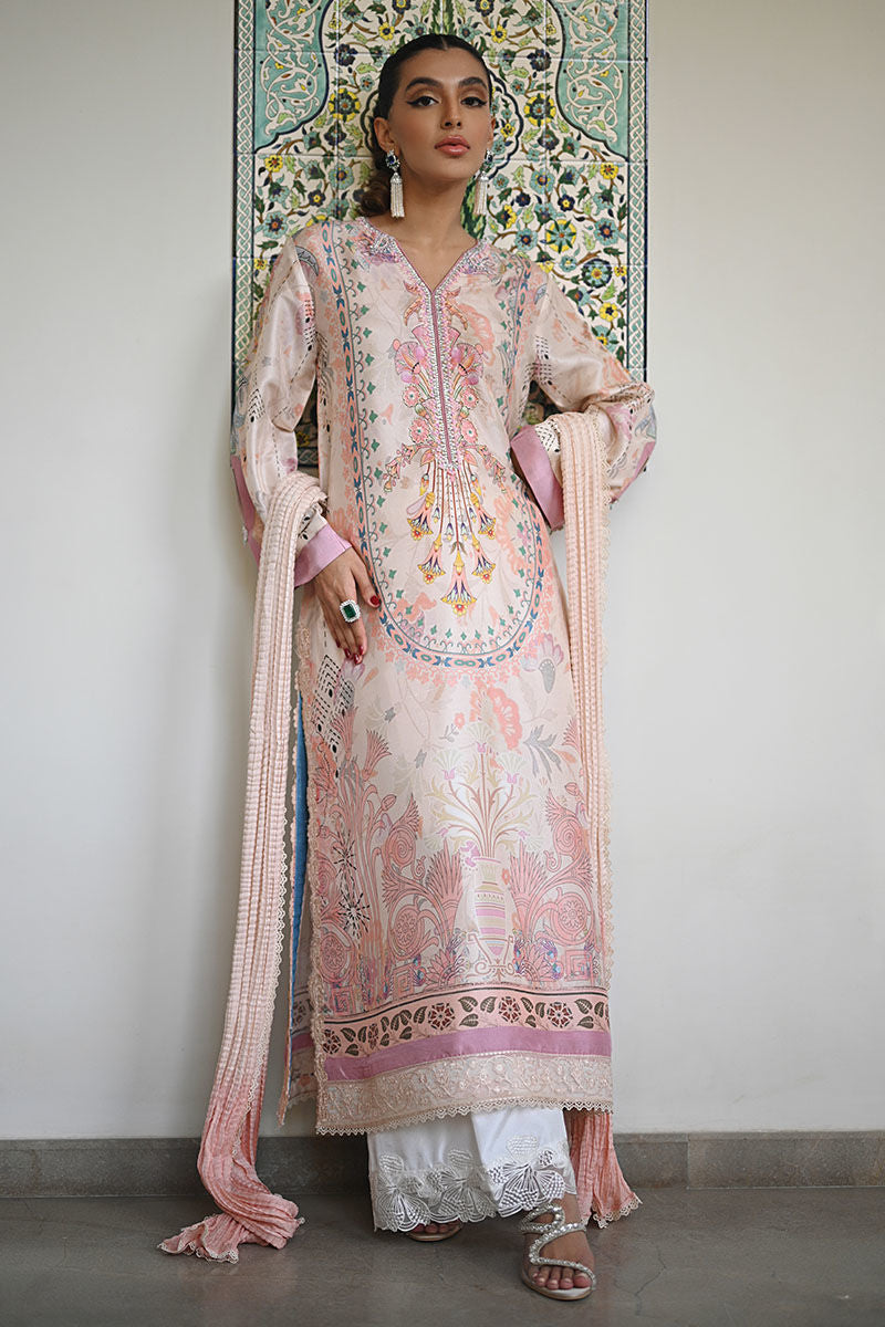 Ansab Jahangir | Secrets and Silk Eid Edit Silks 25 | Liora Shirt and Dupatta