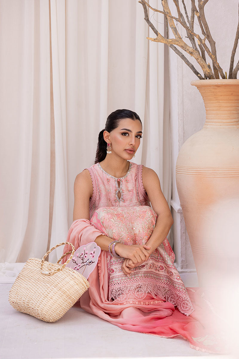 Ansab Jahangir | Digital Silk | Zoya Shirt And Dupatta
