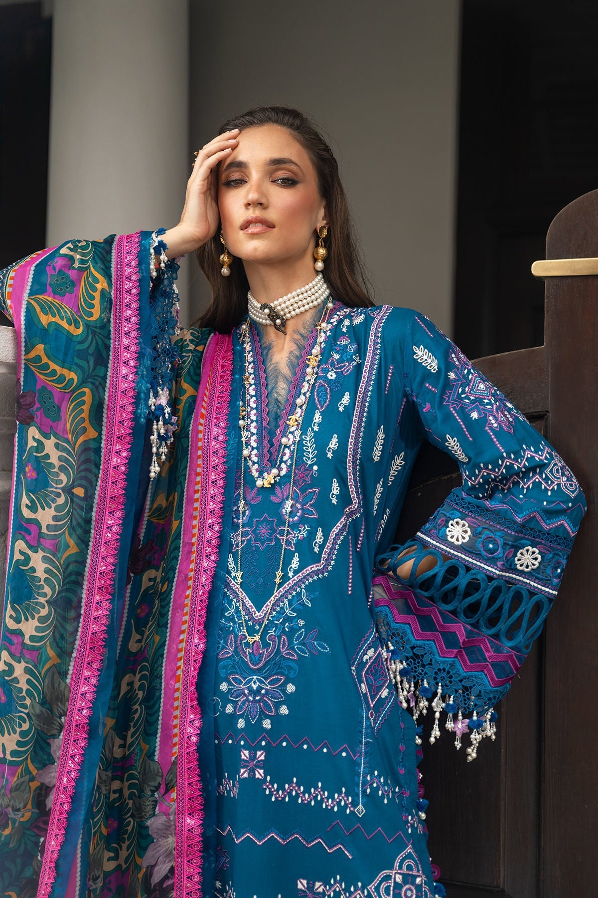 Annus Abrar | Neroli Luxury Lawn | Seraya