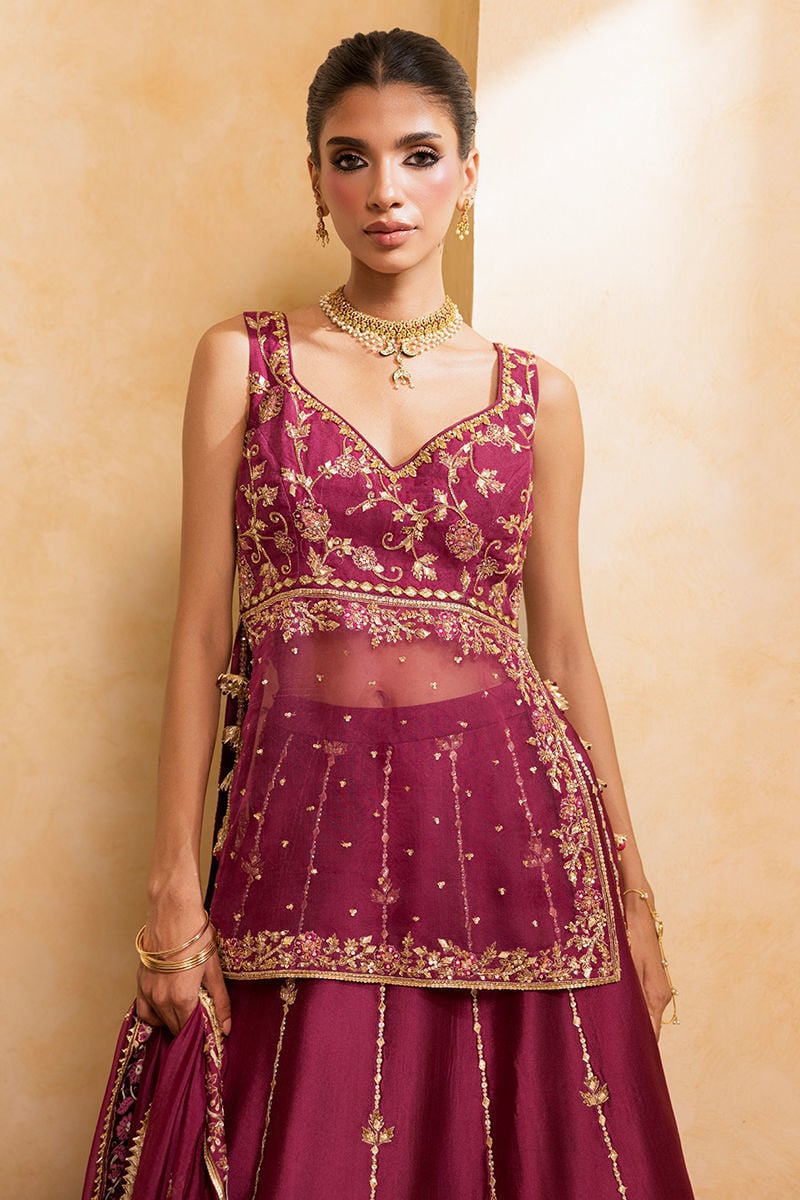 Ansab Jahangir | Artisan Prints 26 |Berry Velour