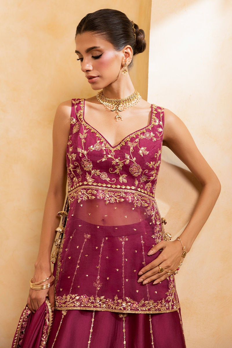 Ansab Jahangir | Artisan Prints 26 |Berry Velour