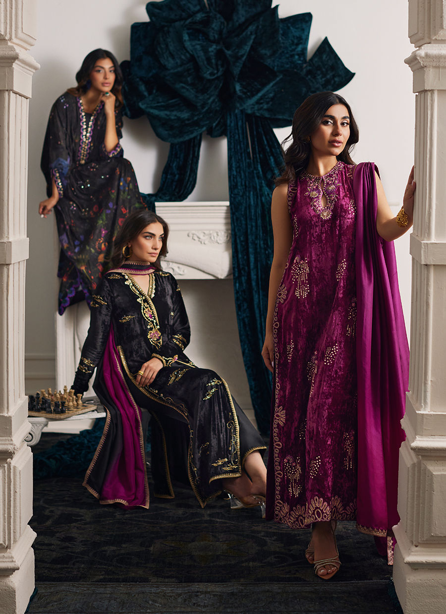 Farah Talib Aziz | Velvets The After Party | ANEMOS SHIRT AND DUPATTA