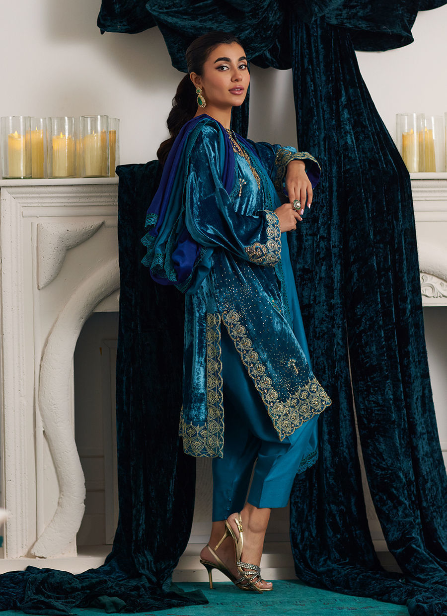 Farah Talib Aziz | Velvets The After Party | STIXX SHIRT AND DUPATTA