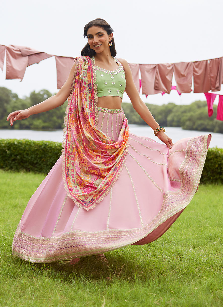 Farah Talib Aziz | Mayna Festive Luxe Pret | Raga Lehnga Choli