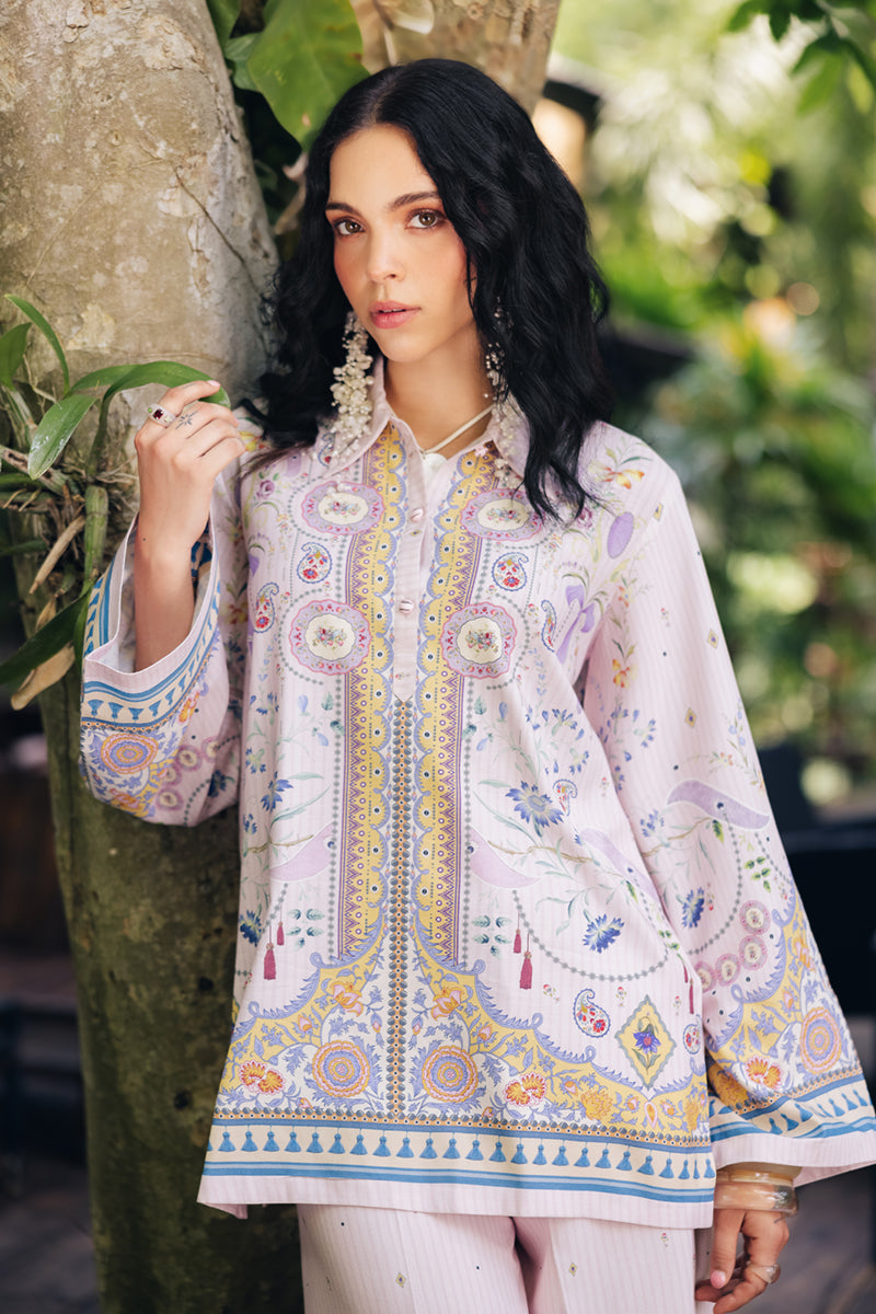 Qalamkar | Printed Co Ords 25 | OP-08 Ruhi