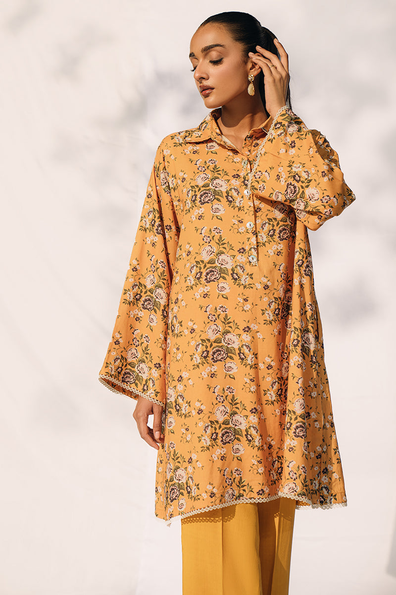 Cross Stitch | Daily Wear | FLORAL GOLD