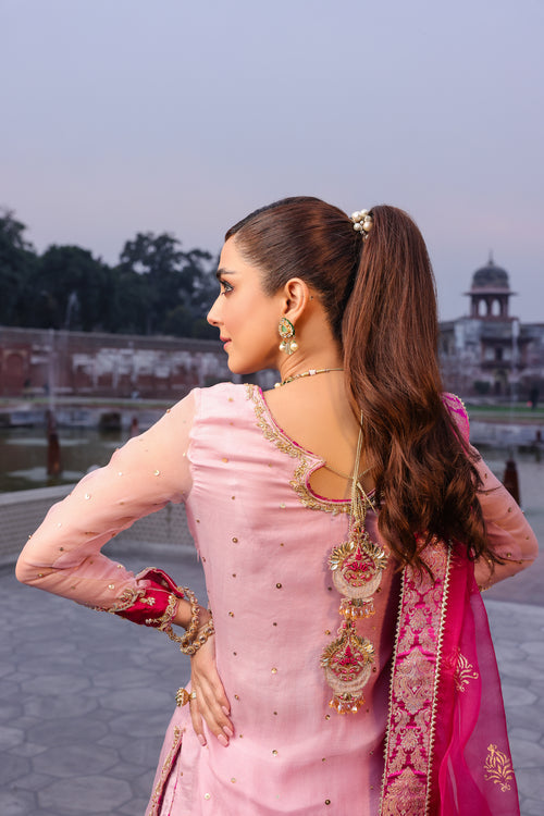 Maya | Eid Collection Cham Cham | SAANJH - by - Libasekhas UK - Registered Vendor of : Maya - 100% Original Designer Dresss
