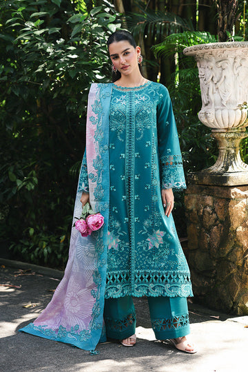Qalamkar | Q Line Lawn Drop | RP-03 SAPPHIRE