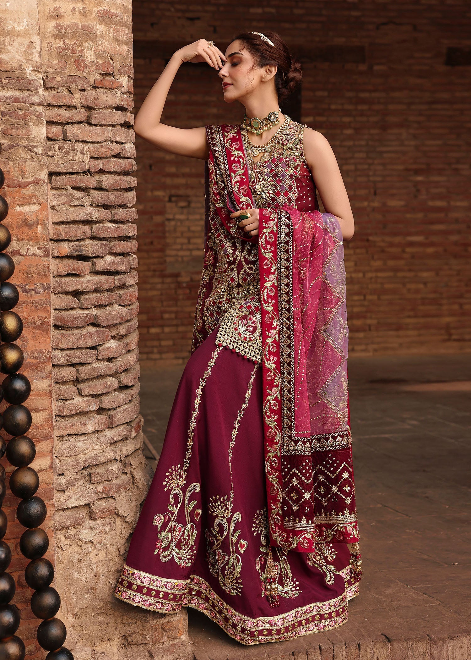 Crimson | Jhilmil Wedding Formals | NAZO