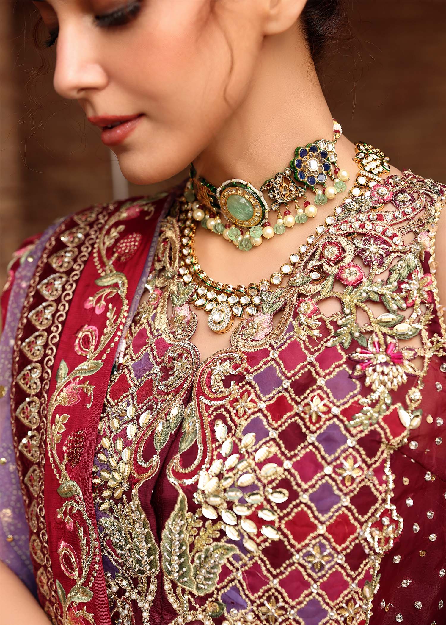 Crimson | Jhilmil Wedding Formals | NAZO