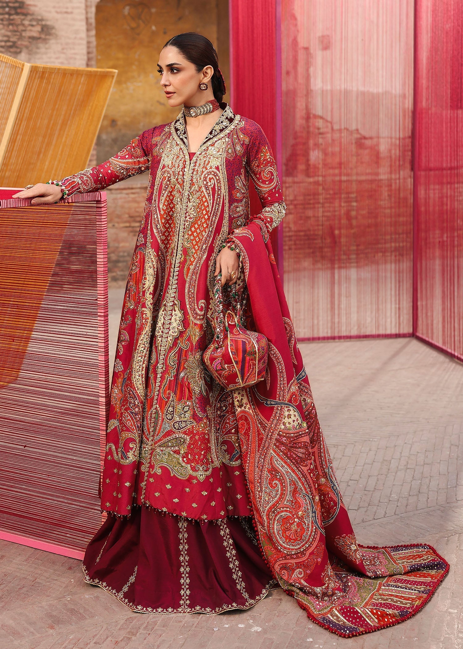 Crimson | Jhilmil Wedding Formals | DAMINI