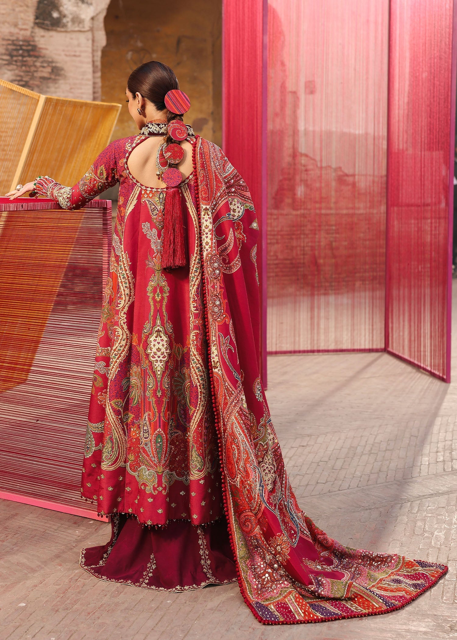 Crimson | Jhilmil Wedding Formals | DAMINI