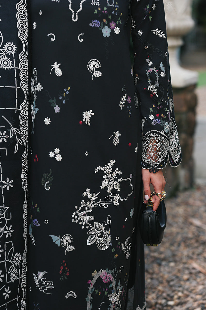 Qalamkar | Q Line Lawn Drop | RP-07 OBSIDIAN