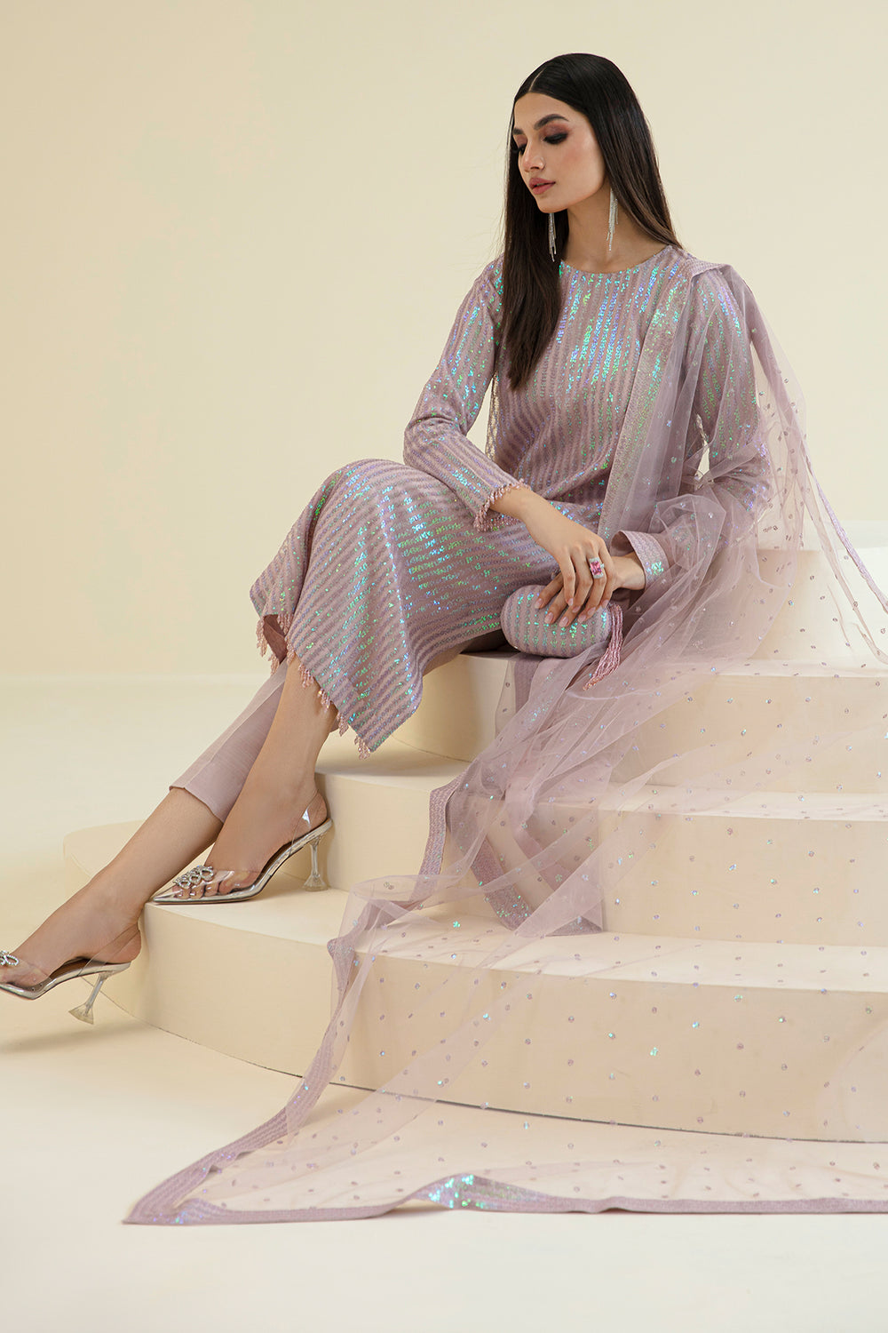 Baroque | Formals Collection | EMBROIDERED NET UF-384