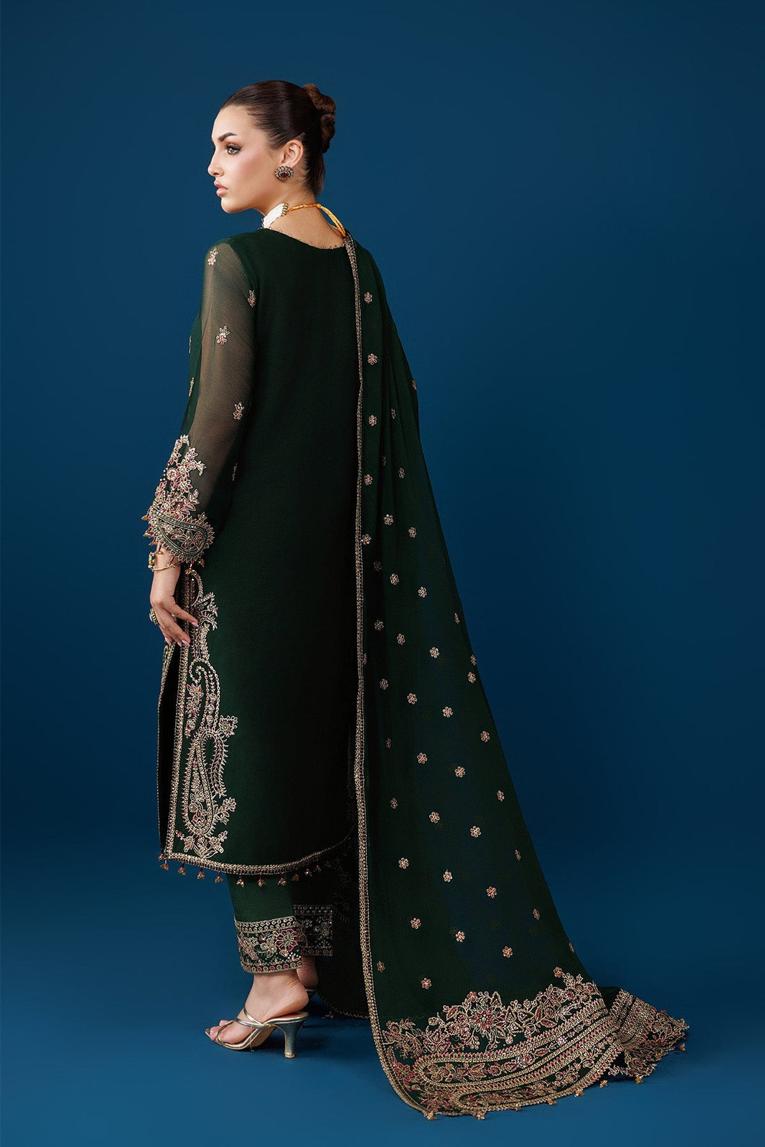 Alizeh | Dua Formals 26 | AF-DUA-3032-Regal Green