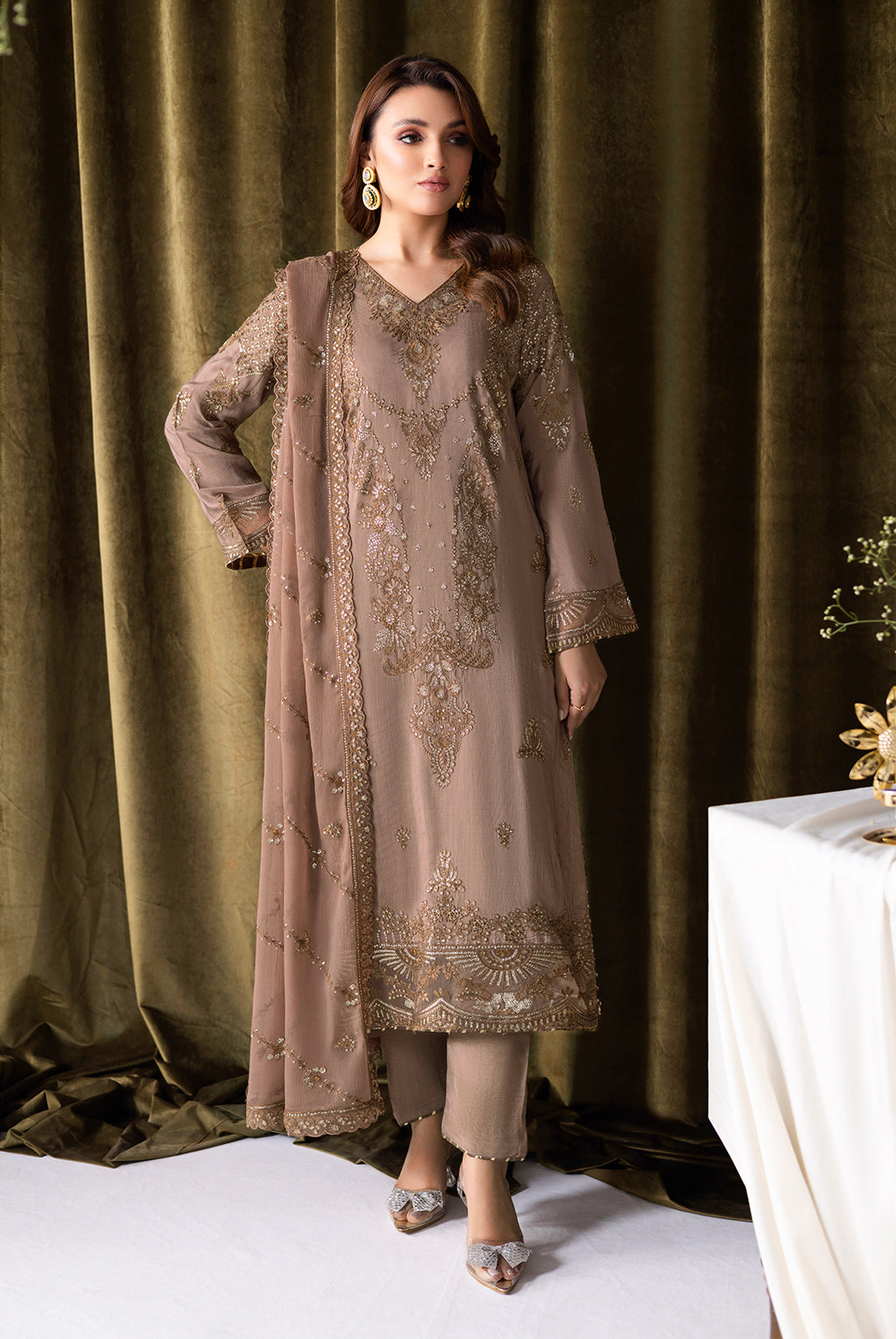 Ramsha | Aangan Luxury Raw silk | AA-110