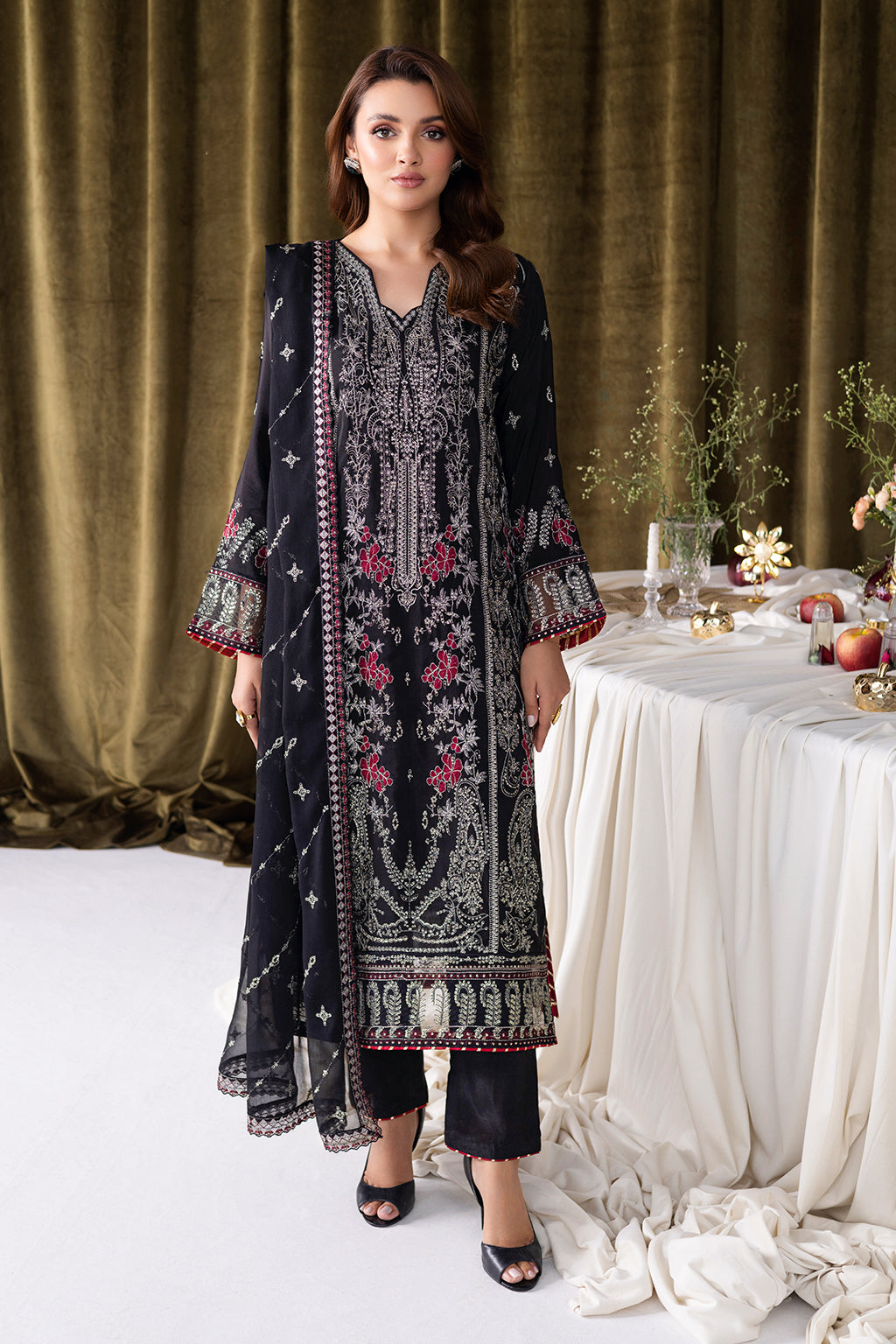 Ramsha | Aangan Luxury Raw silk | AA-105