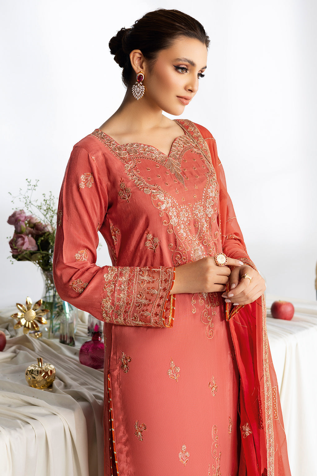 Ramsha | Aangan Luxury Raw silk | AA-205