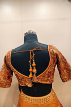 Golden Yellow Embroidered Lehenga - Perfect Mehendi Celebration Ensemble