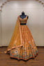Elegant Golden Shade Lehenga with Exquisite Floral Print - Designer Ethnic Wear
