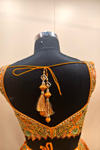 Elegant Golden Shade Lehenga with Exquisite Floral Print - Designer Ethnic Wear