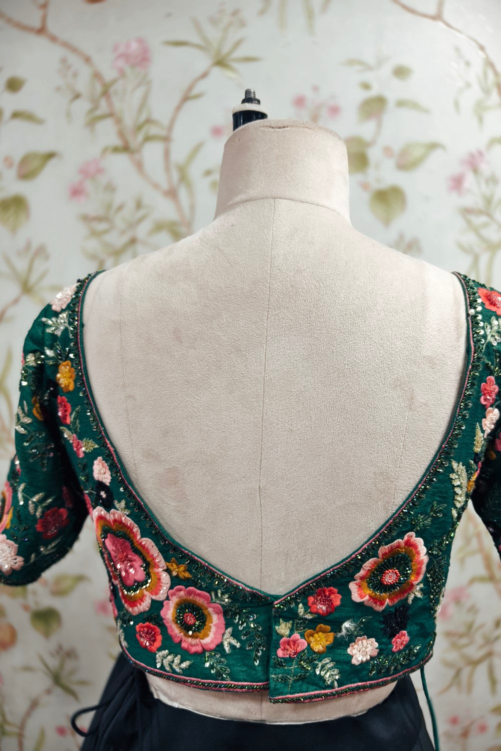 Ethereal Blue & Turquoise Floral Print Lehenga - Designer Ethnic Wear