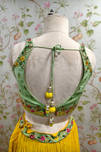 Vibrant Yellow and Green Lehenga - Perfect Mehendi Celebration Ensemble