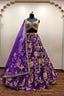 Exquisite Purple Designer Lehenga with Intricate Embellishments - Premium Ethnic Wear