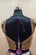 Exquisite Purple Designer Lehenga with Intricate Embellishments - Premium Ethnic Wear